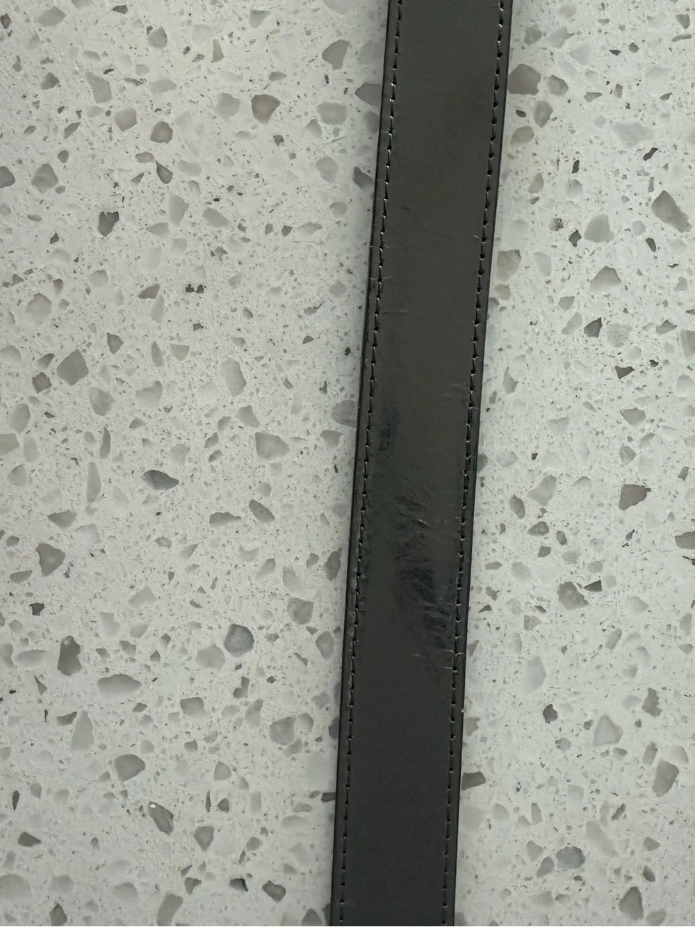 Anne Fontaine Amelie Belt early 2000s Pewter Metalic